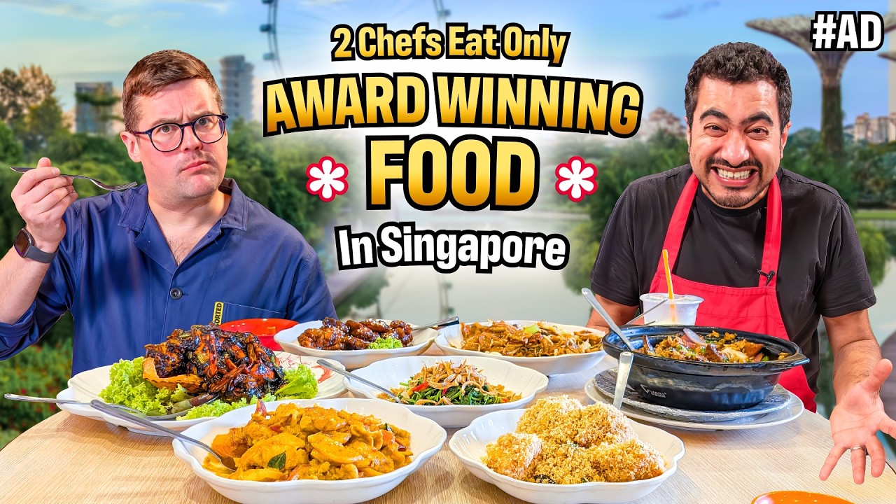2 Chefs Eat Only AWARD WINNING Food in Singapore for 48 Hours