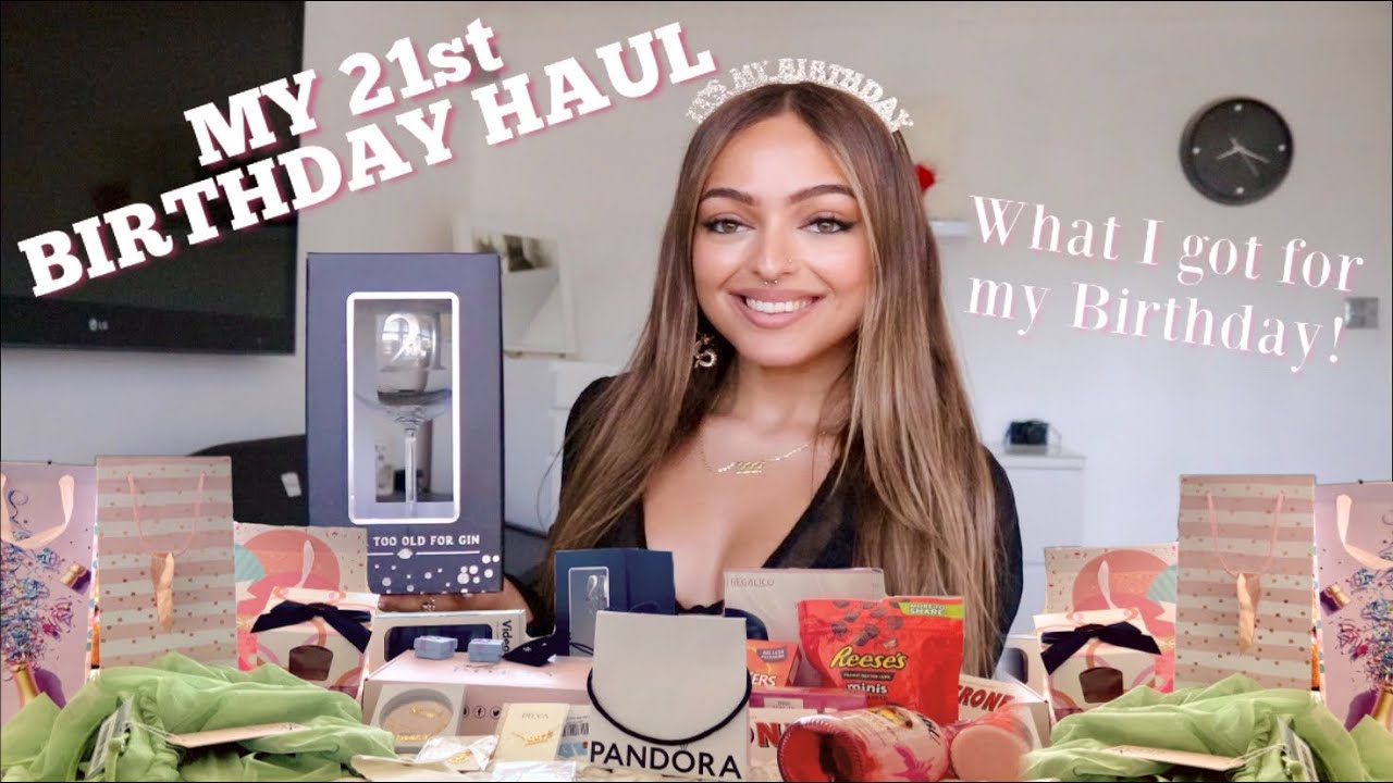 WHAT I GOT FOR MY 21ST BIRTHDAY !! | 21ST BIRTHDAY HAUL 2022 | KASHA