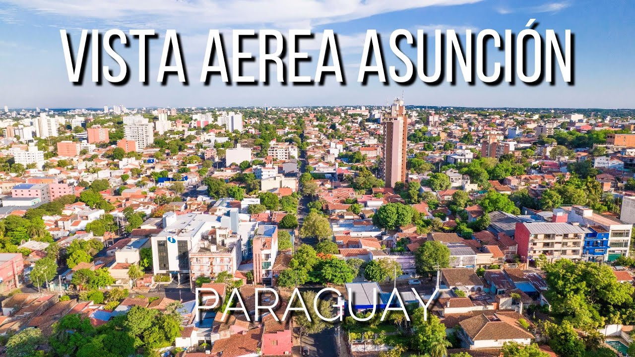 VISTA AEREA CIUDAD DE ASUNCION, PARAGUAY