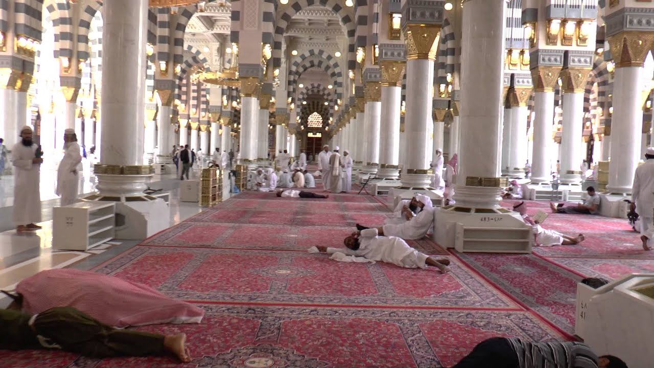 Hajj 2013 - Madinah - Masjid Nabawi Interior