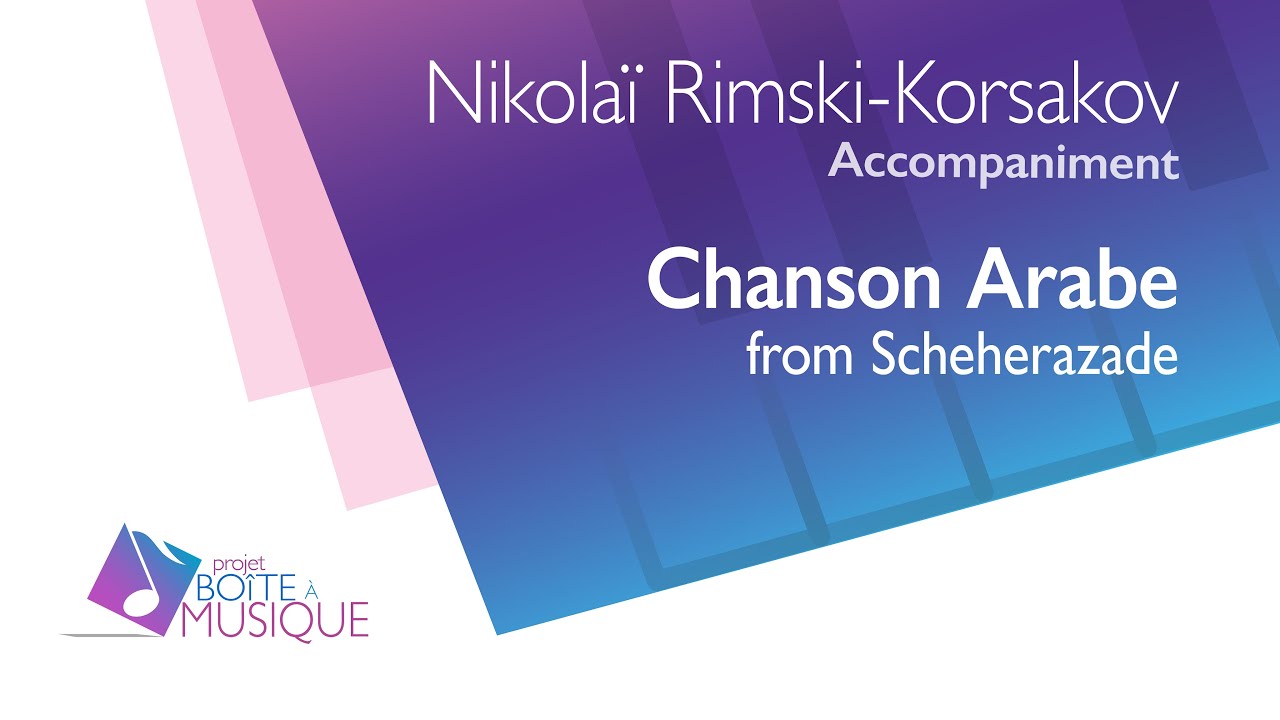 N.Rimsky-Korsakov - Chanson arabe (accompaniment)