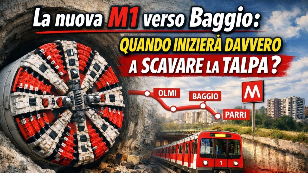 La nuova M1 verso Baggio: quando inizierà davvero a scavare la talpa