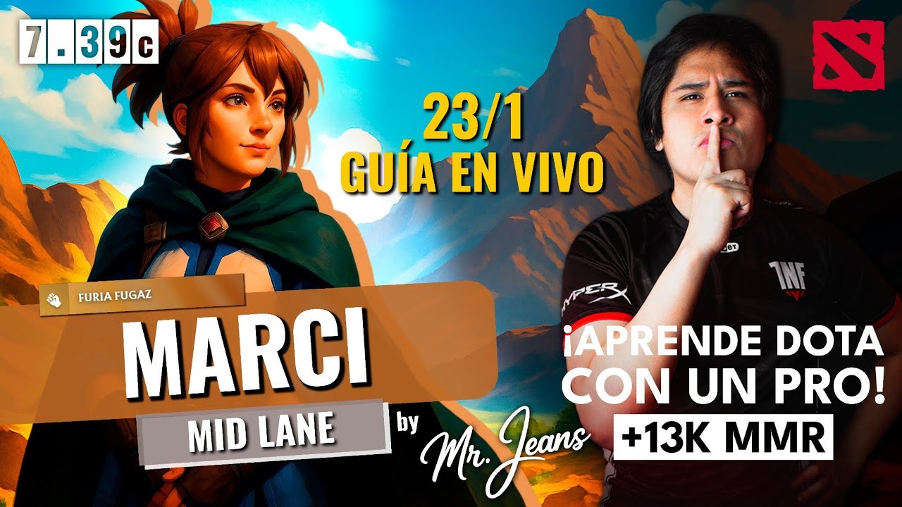 MARCI | DOMINANDO TODO EL JUEGO DE PRINCIPIO A FIN | CERRANDO EL MAPA DE MANERA SENCILLA #dota2