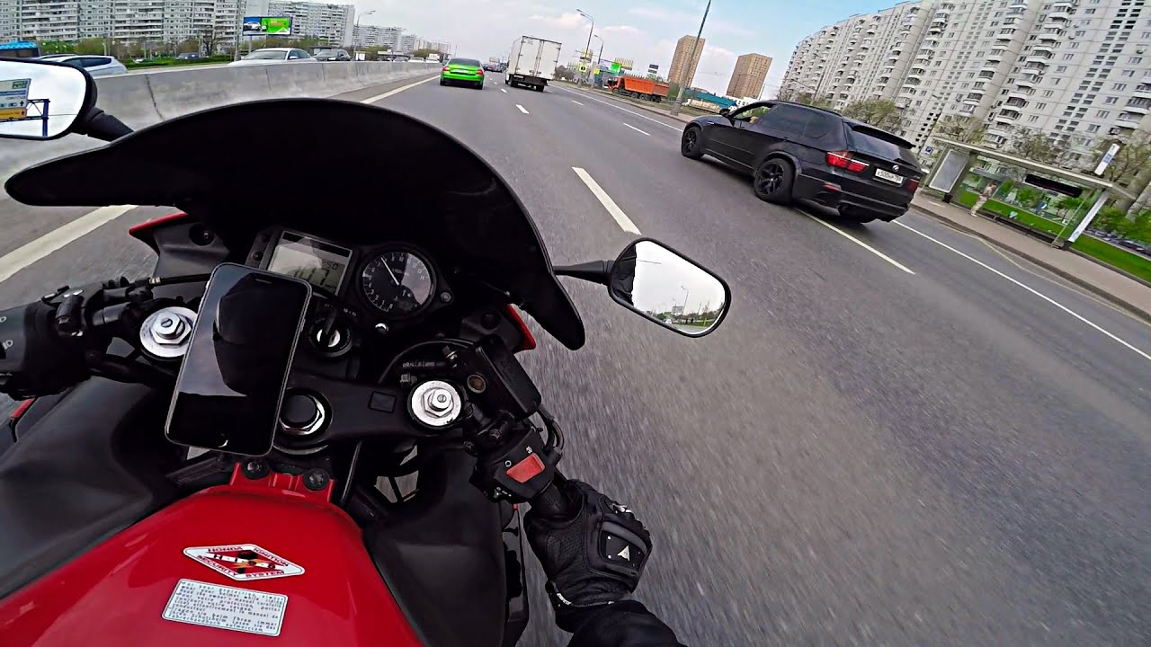 Бумер. Покатушки по городу. Honda CBR600 F4i