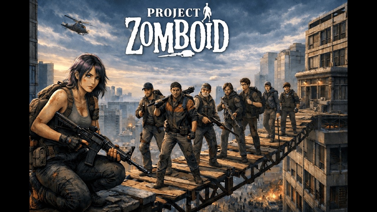 Project  Zomboid  ไต่ตึกเดอะซีรี่ย์ห้ามเหยียบพื้นนนอกตัวอาคาร D.2