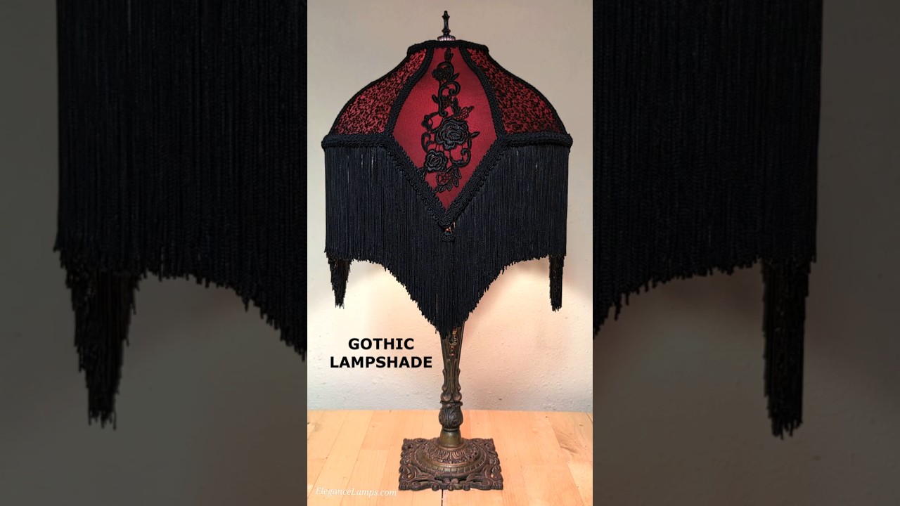 Making a Gothic Victorian Lampshade by Elegance Lamps