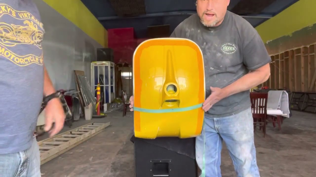 How to install factory trim on a vintage vespa