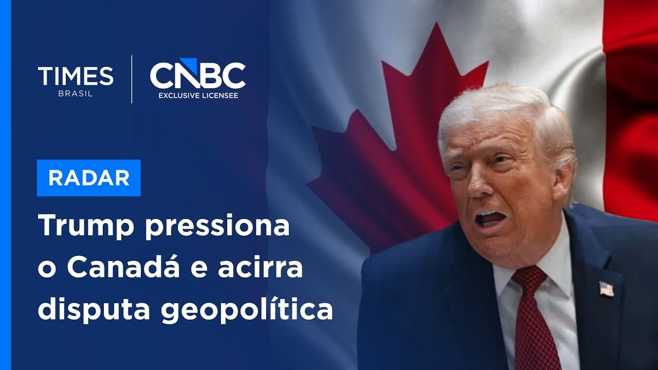 Tensão entre EUA e Canadá cresce após novas ameaças tarifárias de Trump