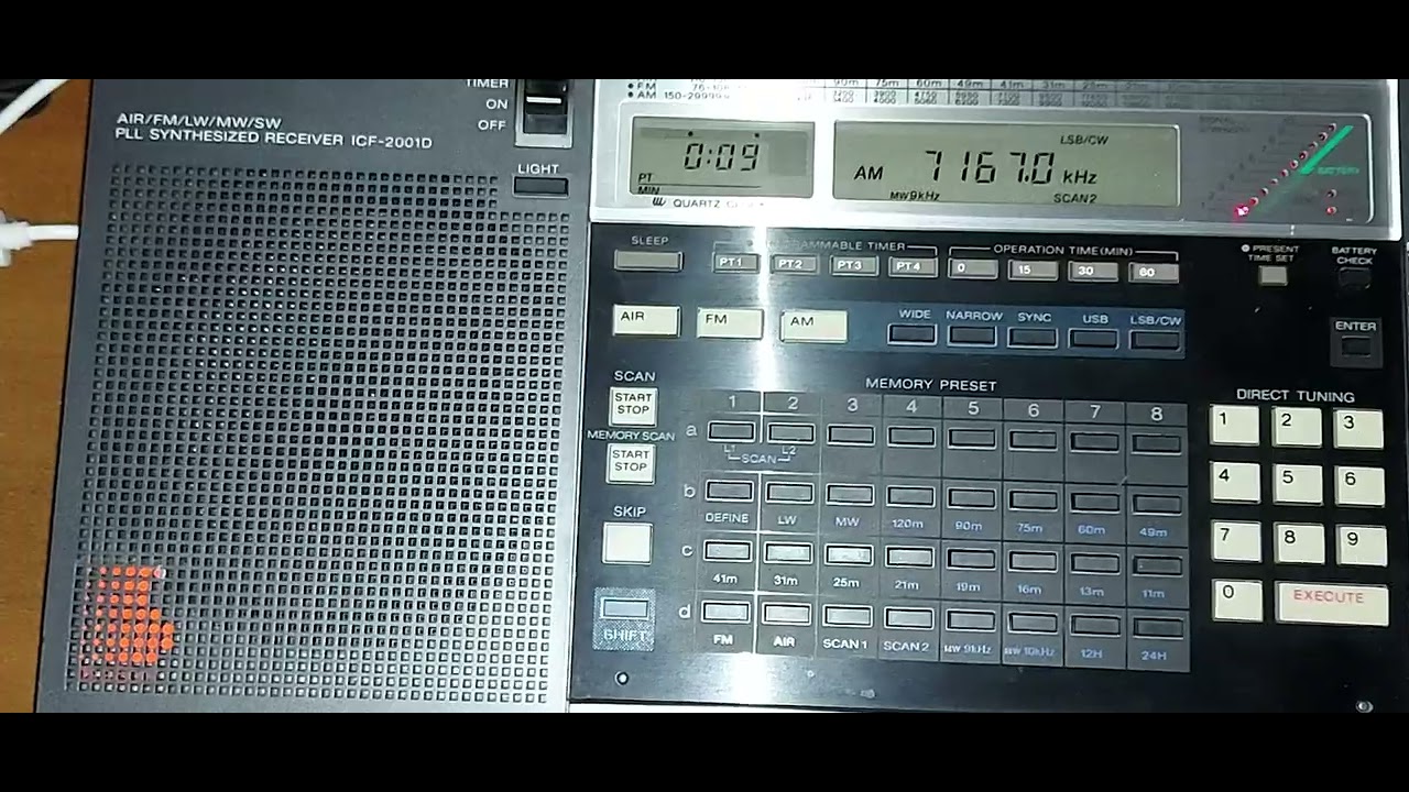 SONY ICF 2001D 40 meters band
