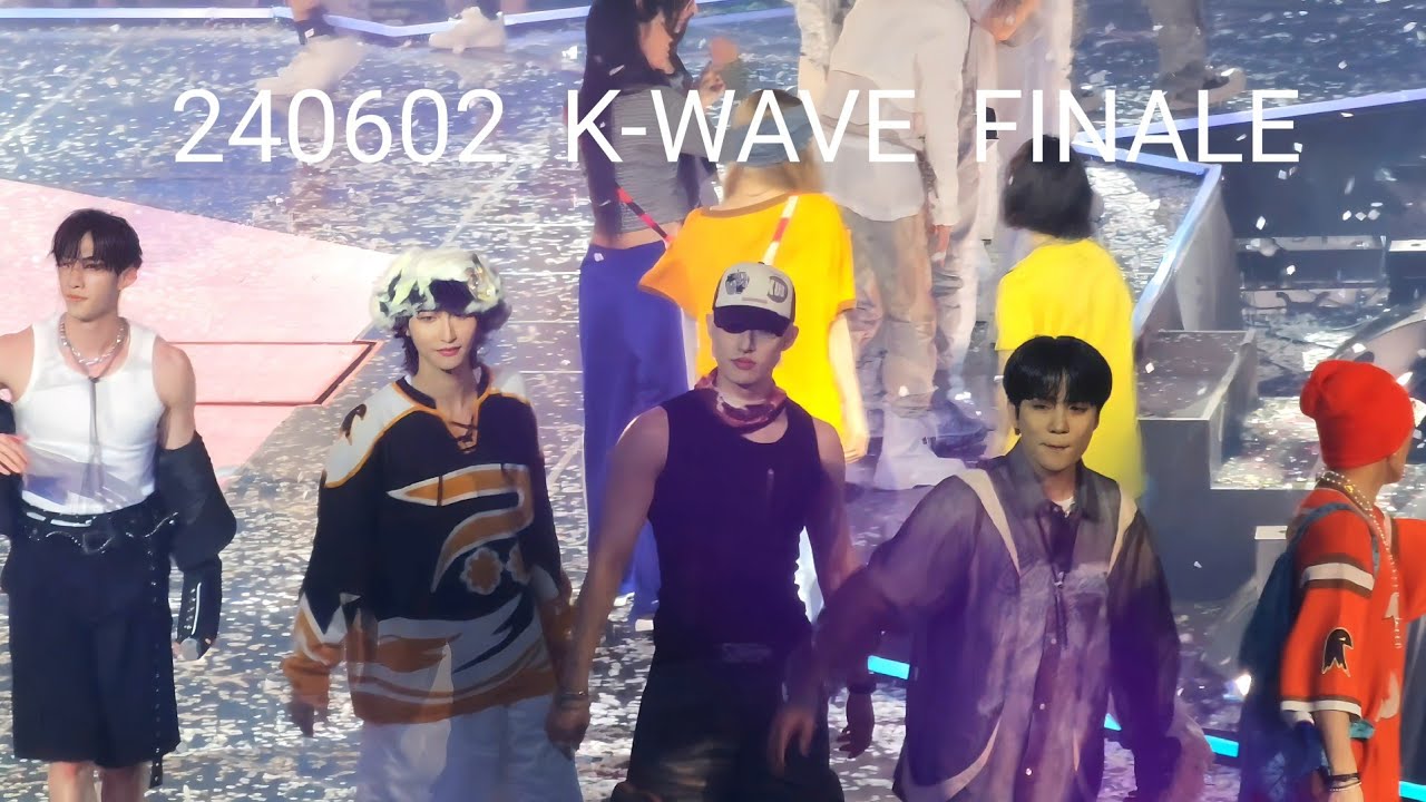 240602 K WAVE CONCERT Ending Finale ATEEZ StrayKids Seonghwa
