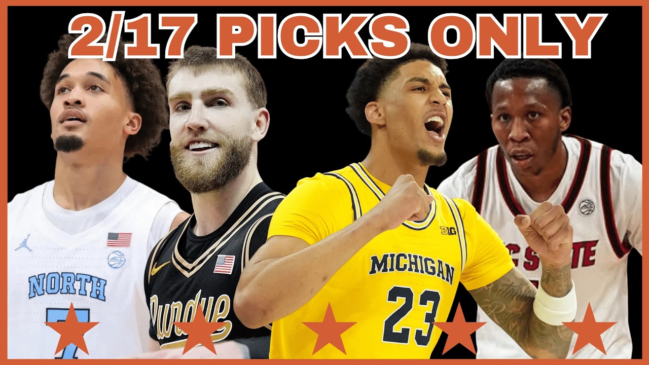 College Basketball PICKS ONLY - Tuesday, February 17th | TCE Trims