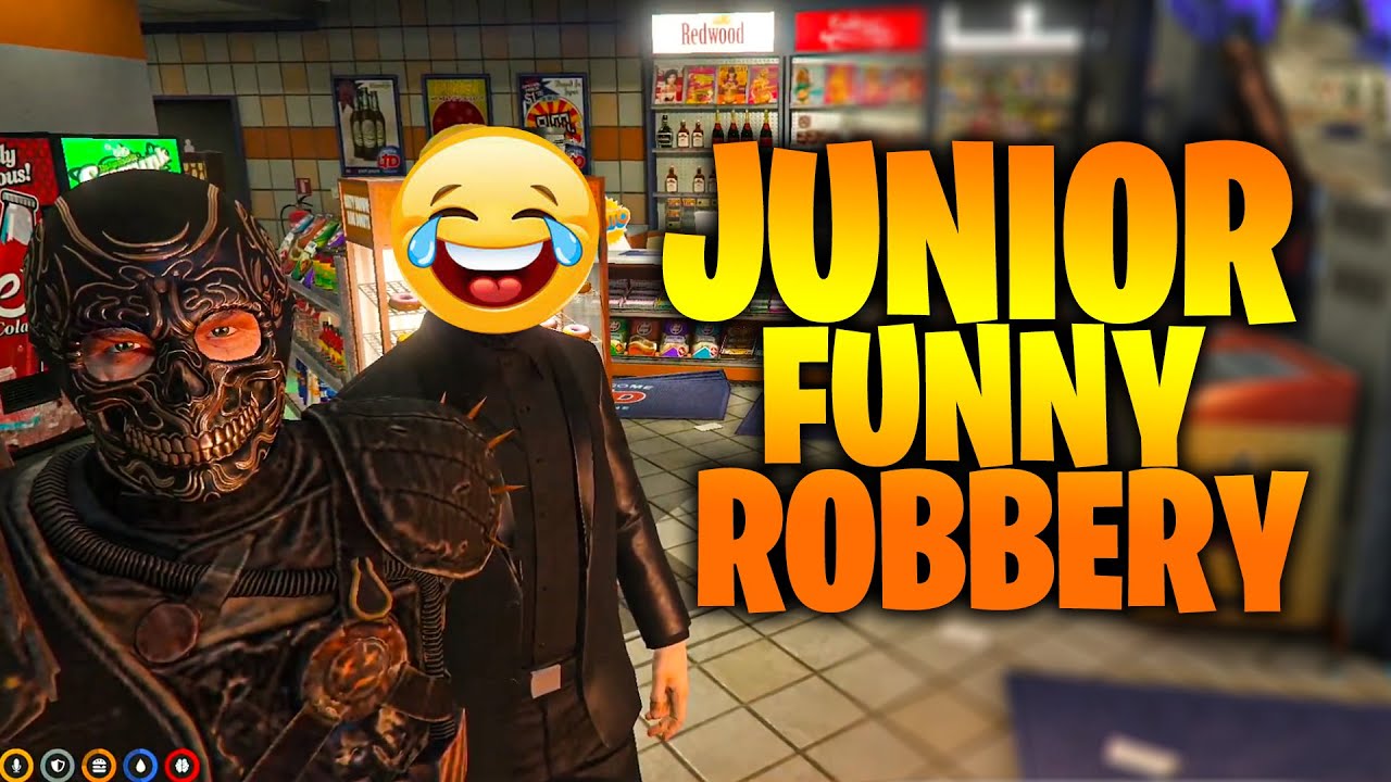 MOST FUNNY ROBBERY FAIL SITUATION | MR JUNIOR | VNRP SERVER