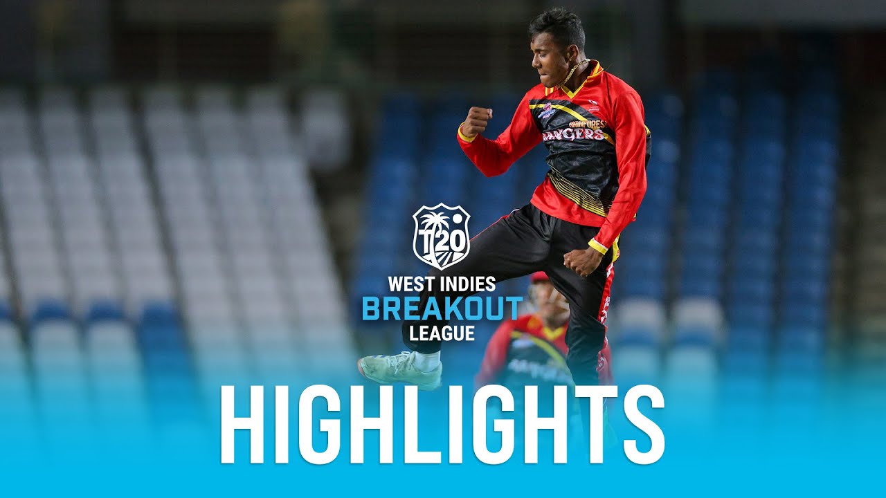 Guyana Rainforest Rangers dominate against the Leewards Thunder  | Highlights | WI Breakout League