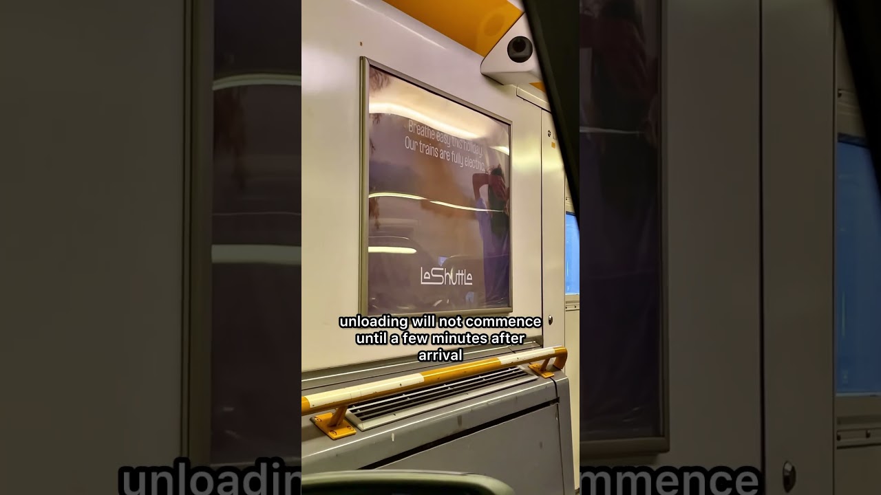 Eurotunnel arrival announcement and safety precautions #eurotunnel  #travel  #europe #unitedkingdom