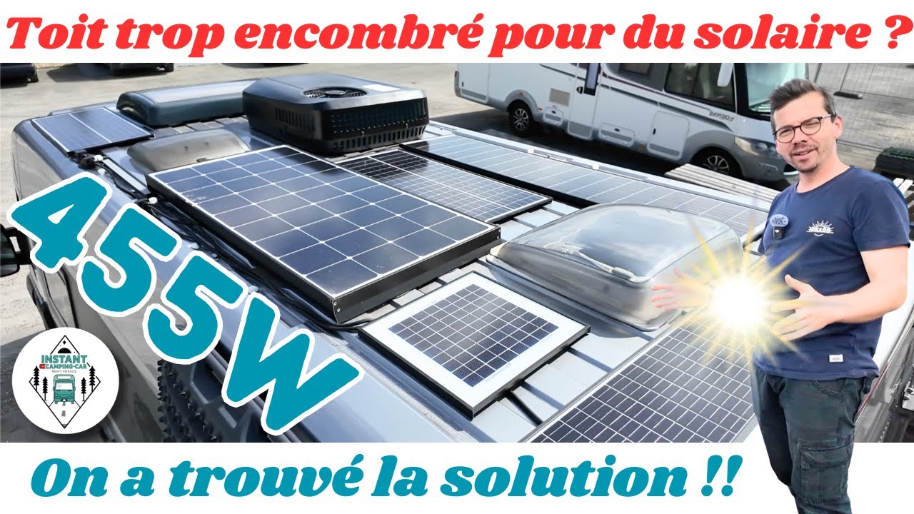 Installer 455W de solaire sur un petit fourgon ? C’est possible grâce à ça ! Fini le manque de place