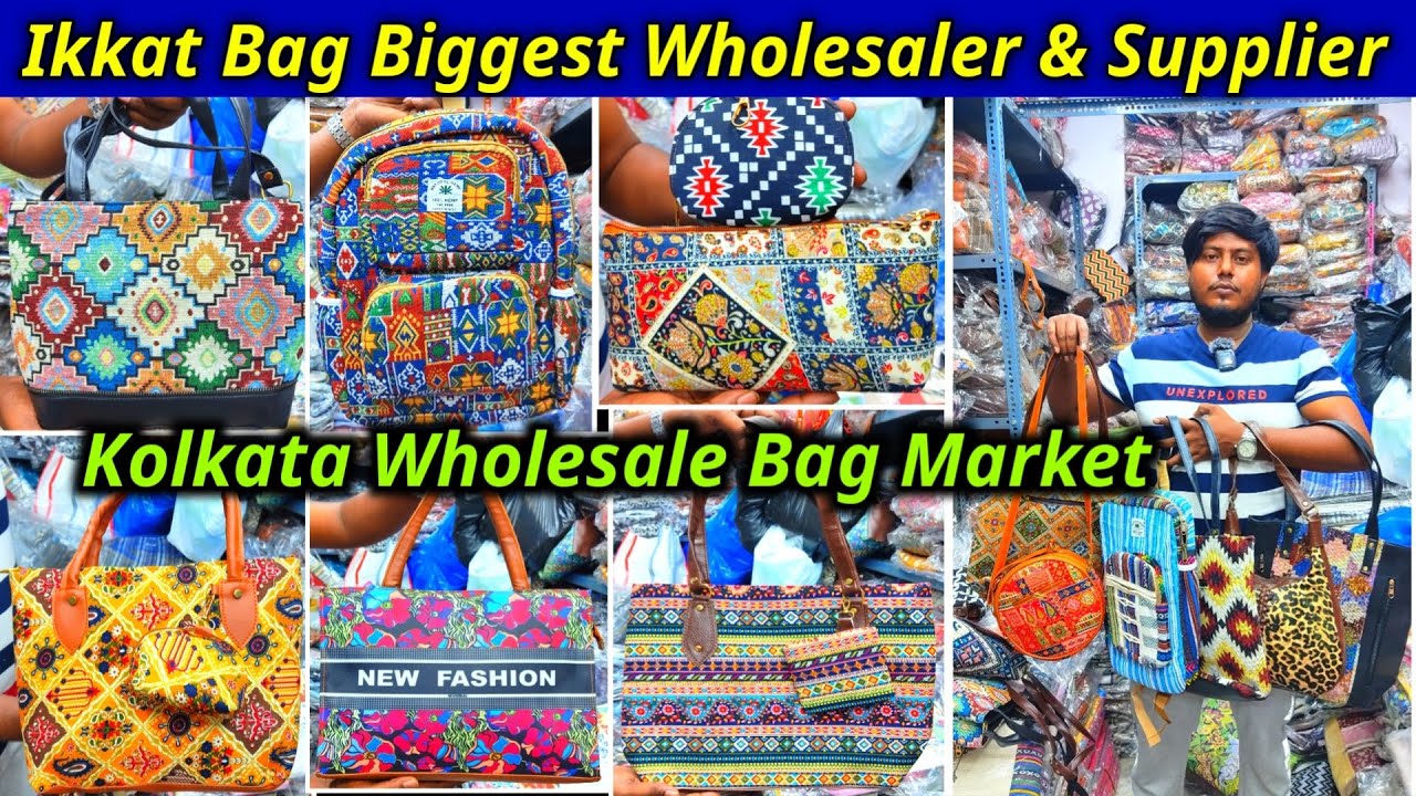 Ikkat bag market in kolkata / Barabazar bag wholesale market