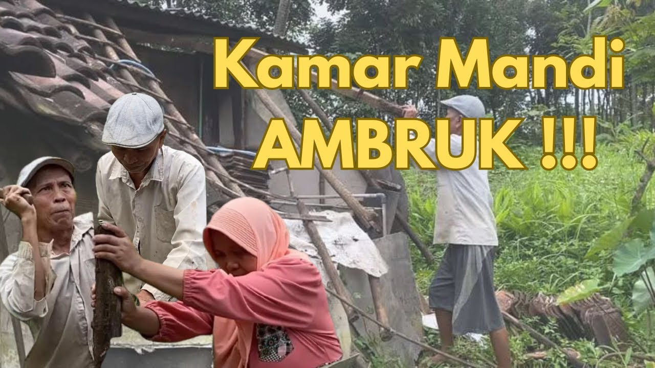 Vlog | Kamar Mandi Hancur Berantakan… Bisa Diperbaiki Gak Ya?