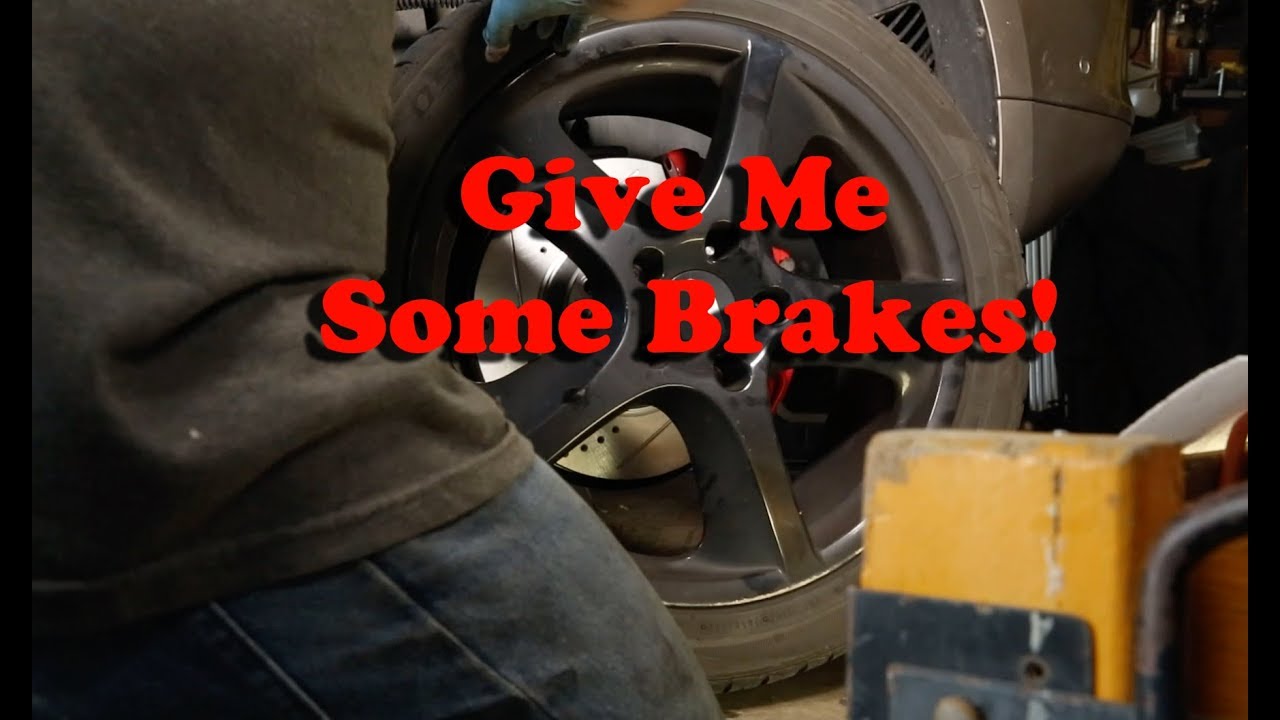 Porsche Cayenne Turbo front brakes and rotors.