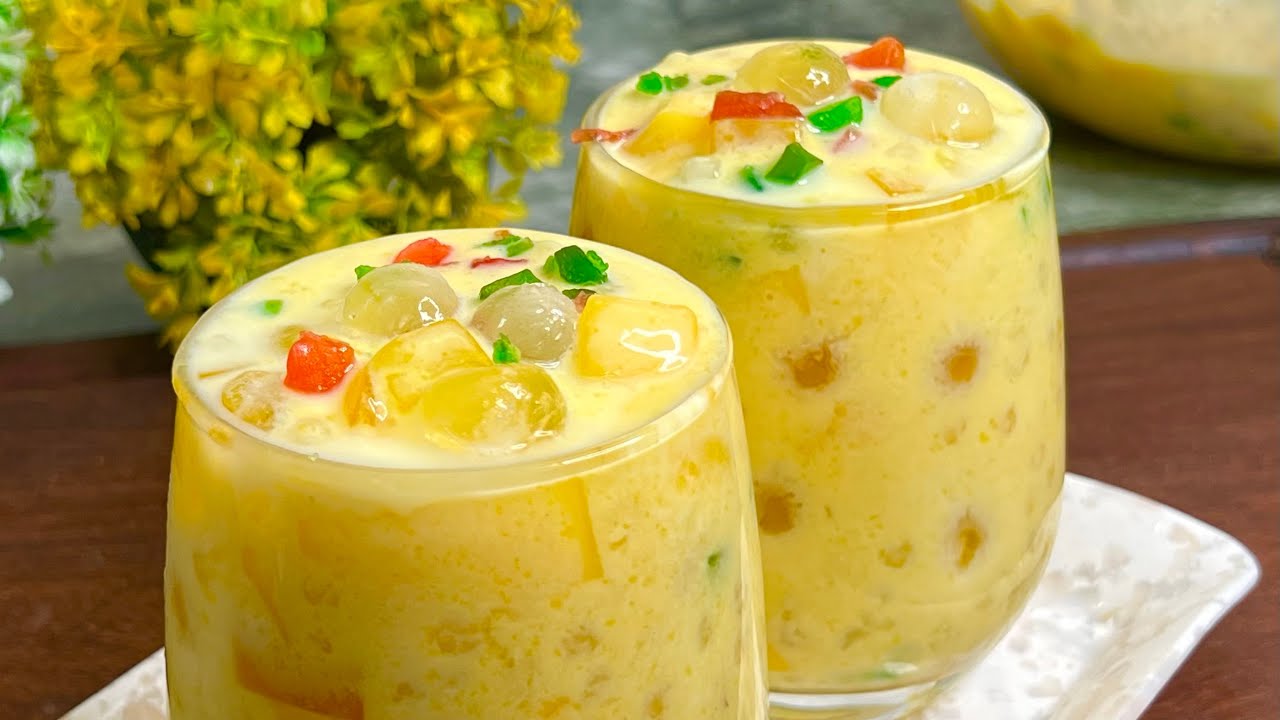 Most Refreshing Mango Sago Dessert Recipe &hearts;️ | Summer Special Mango Drink| Mango Tapioca Dessert