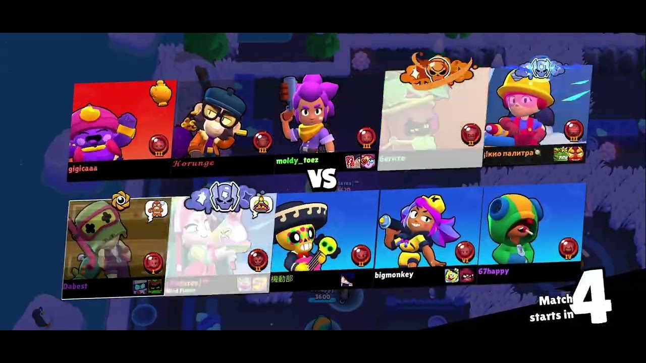Brawl stars using all brawlers pt1