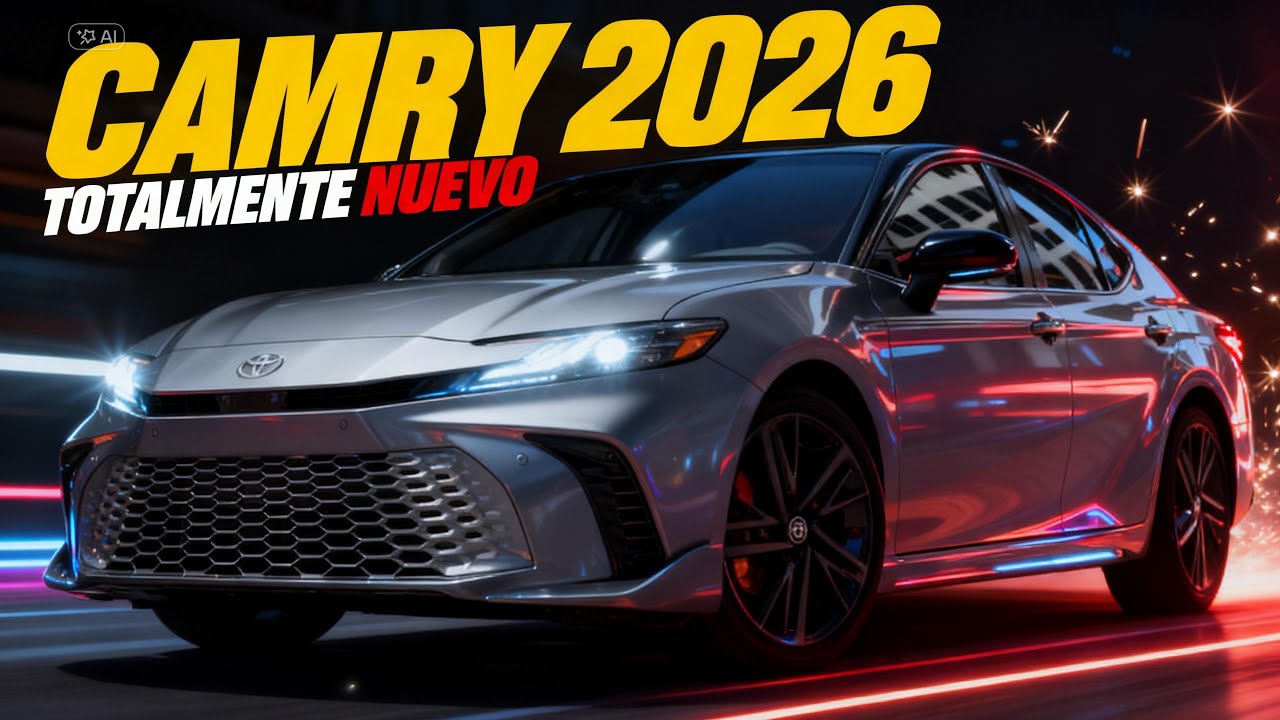 Toyota Camry 2026 Lo que NO sabías del sedán más esperado