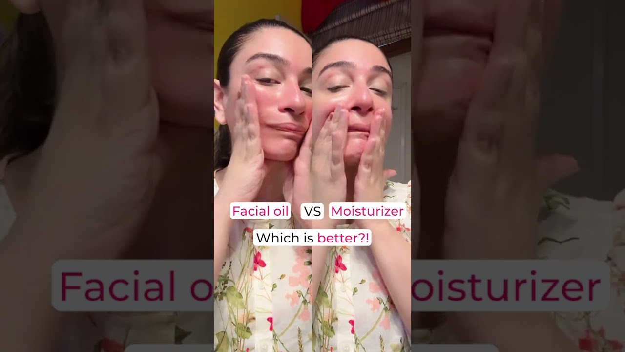 Facial oil vs Moisturizer! Which is better? For facial massages