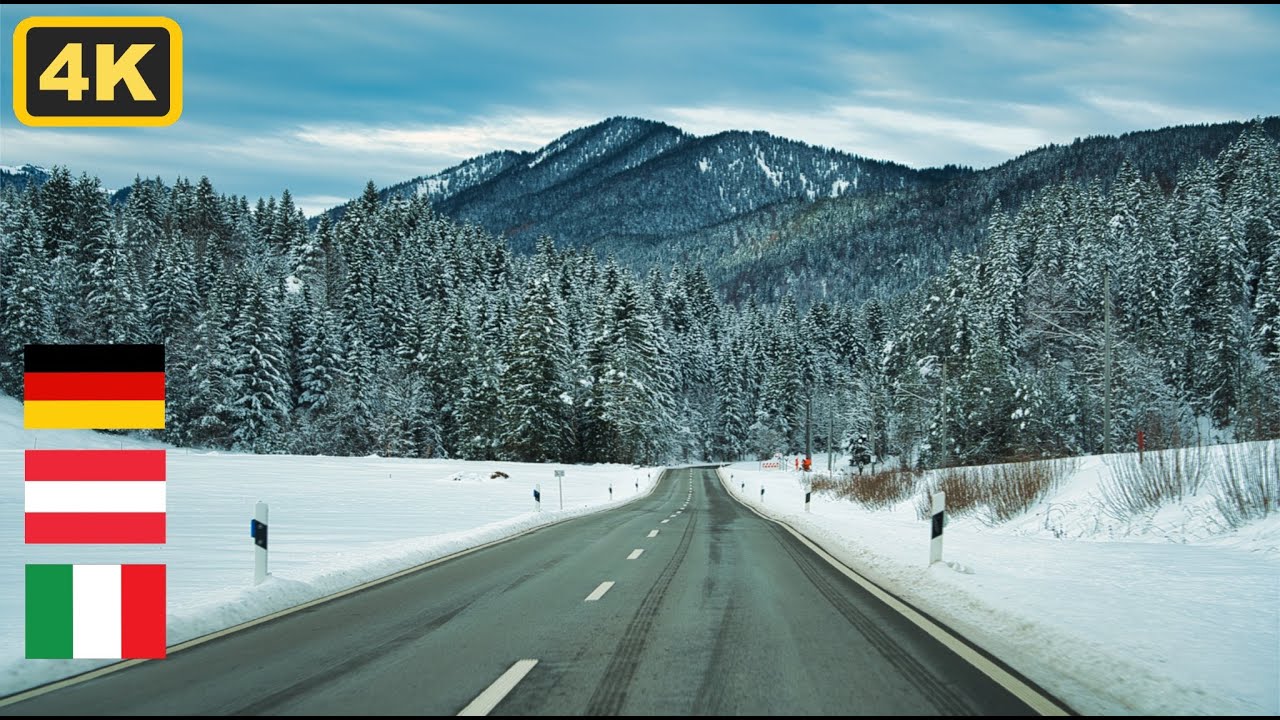 ❄️🇮🇹🇦🇹🇩🇪 Snowy Adventure: A Road Trip Through the Italian, Austrian, and German Alps #travel #europe