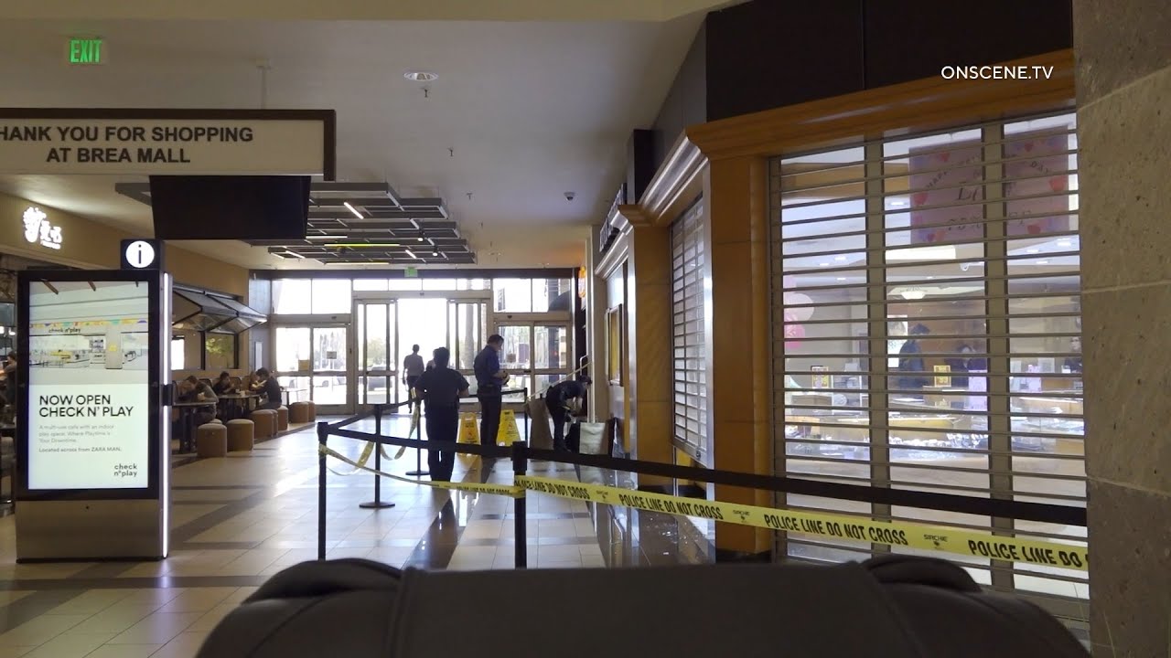 Smash-and-Grab Robbery Hits Kevin Jewelers at Brea Mall