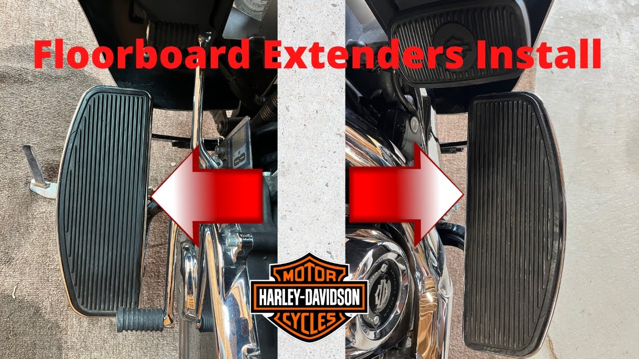 Make your motorcycle more comfortable extend your floorboards
