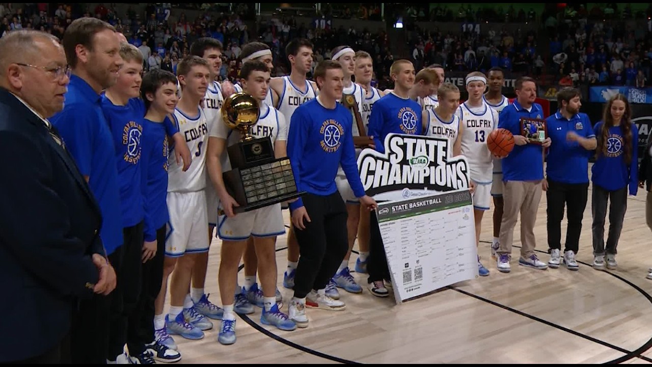 WIAA 2B Boys State Championship: Colfax Beats Adna 69-56 Behind Jenkin's 33 Points | FULL HIGHLIGHTS