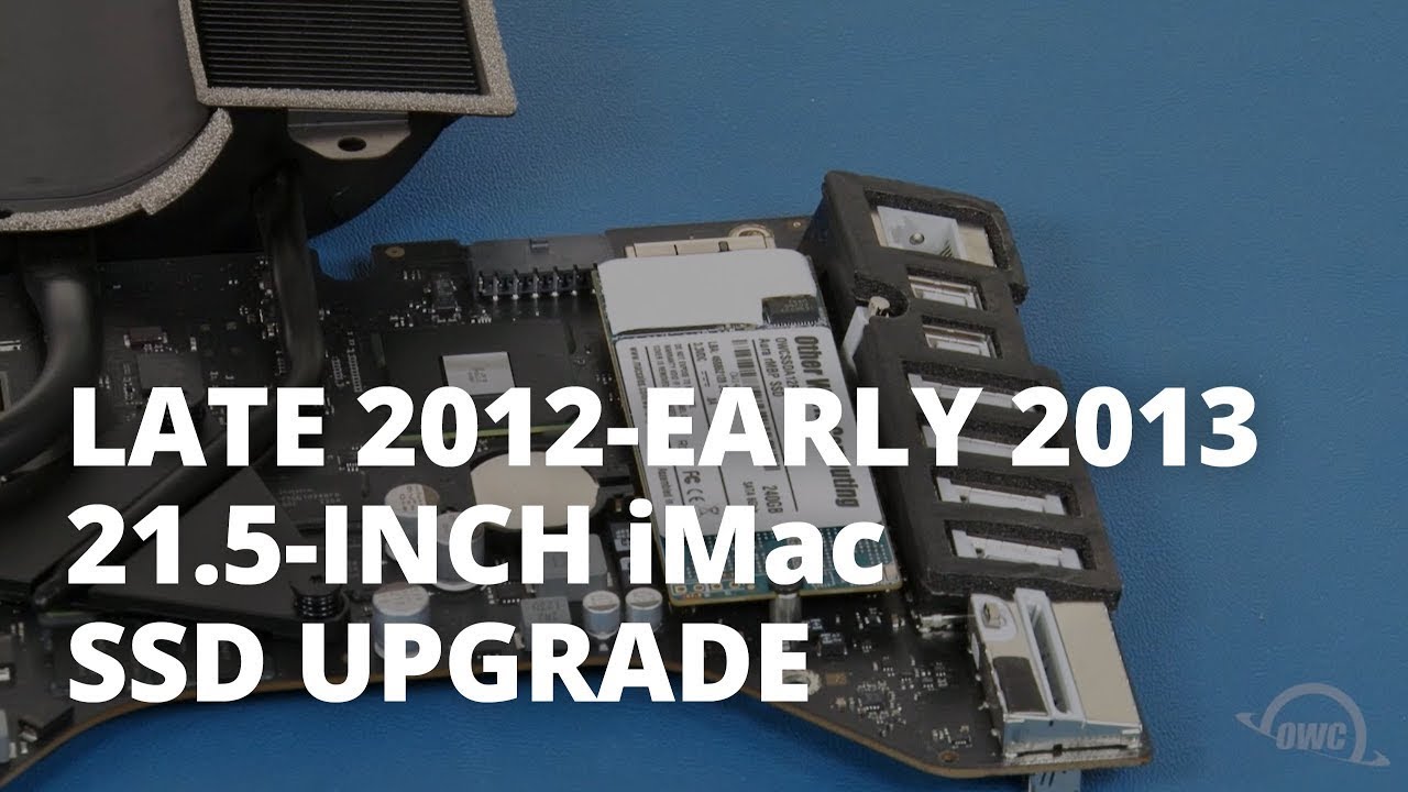 OWC Aura SSD Install: 21.5-inch iMac Late 2012 – Early 2013