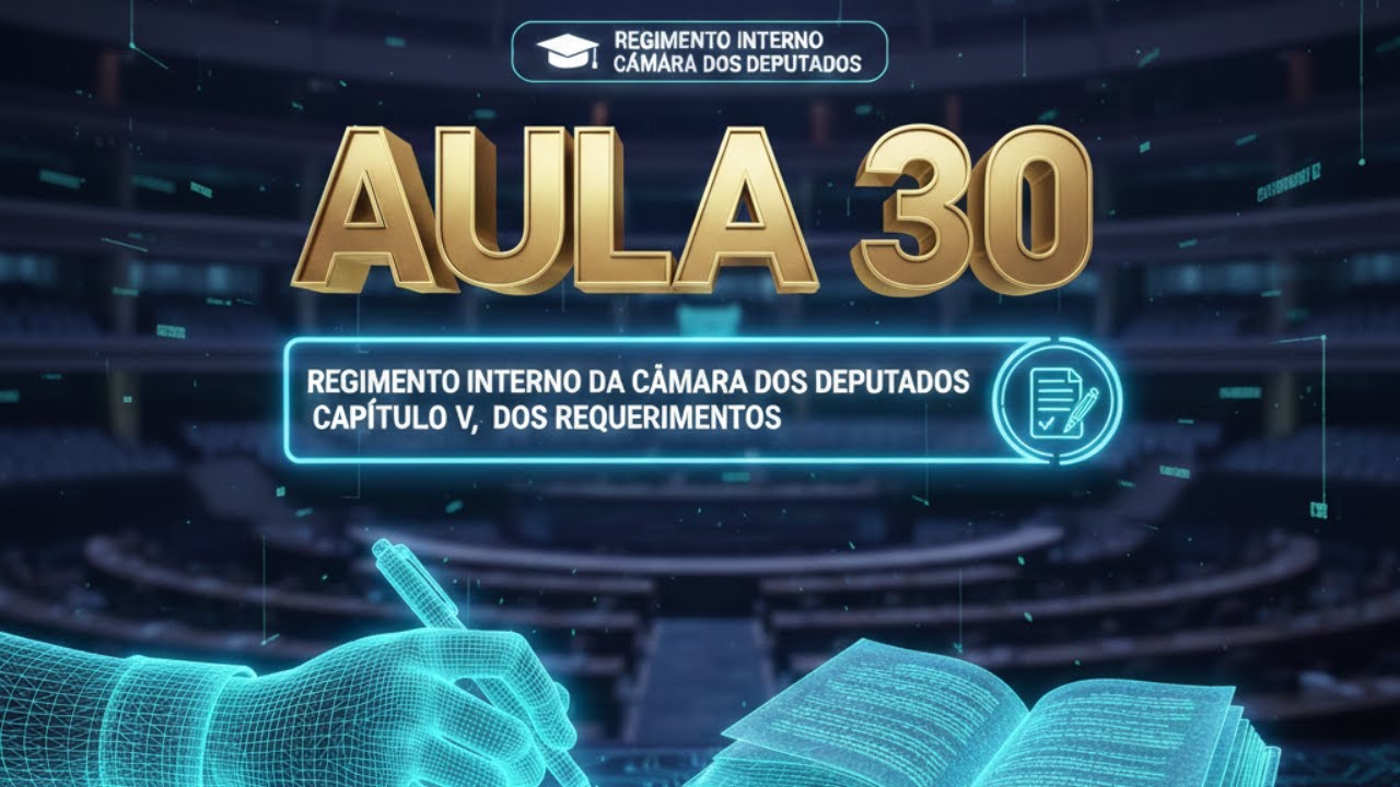 REGIMENTO INTERNO C&Acirc;MARA DOS DEPUTADOS | AULA 30: CAP&Iacute;TULO IV - DOS REQUERIMENTOS