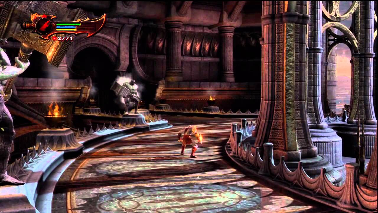 God of war 3 - Guia en español (parte 4) (hephaestus) (titan)