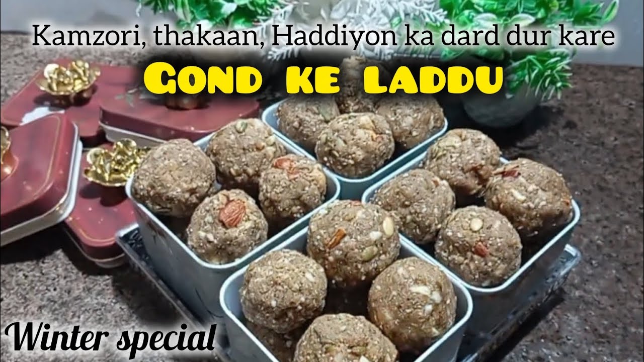 Sardi ka superfood ❄️ | Desi Gond ke Laddu 💛 | Healthy & Homemade #gondkeladdu #food#cookitlikenazma