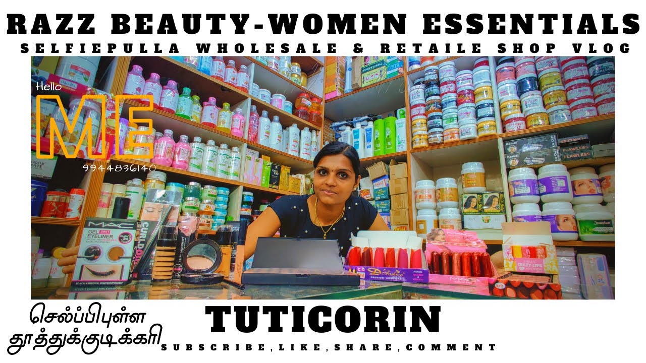Cheapest Wholesale and Retail Beauty Products/Razz Beauty Thoothukudi/Cosmetics Shop/selfiepulla