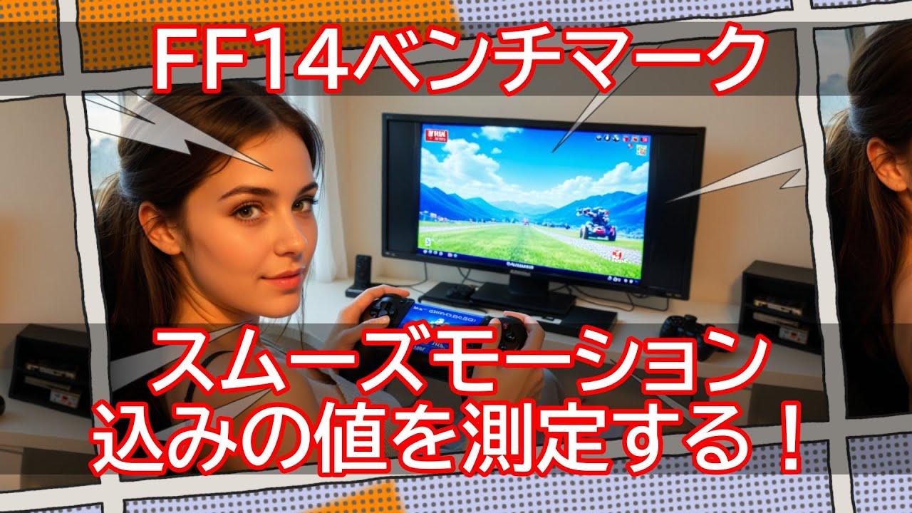 FF14ベンチでスムーズモーション込みの値を測定する！