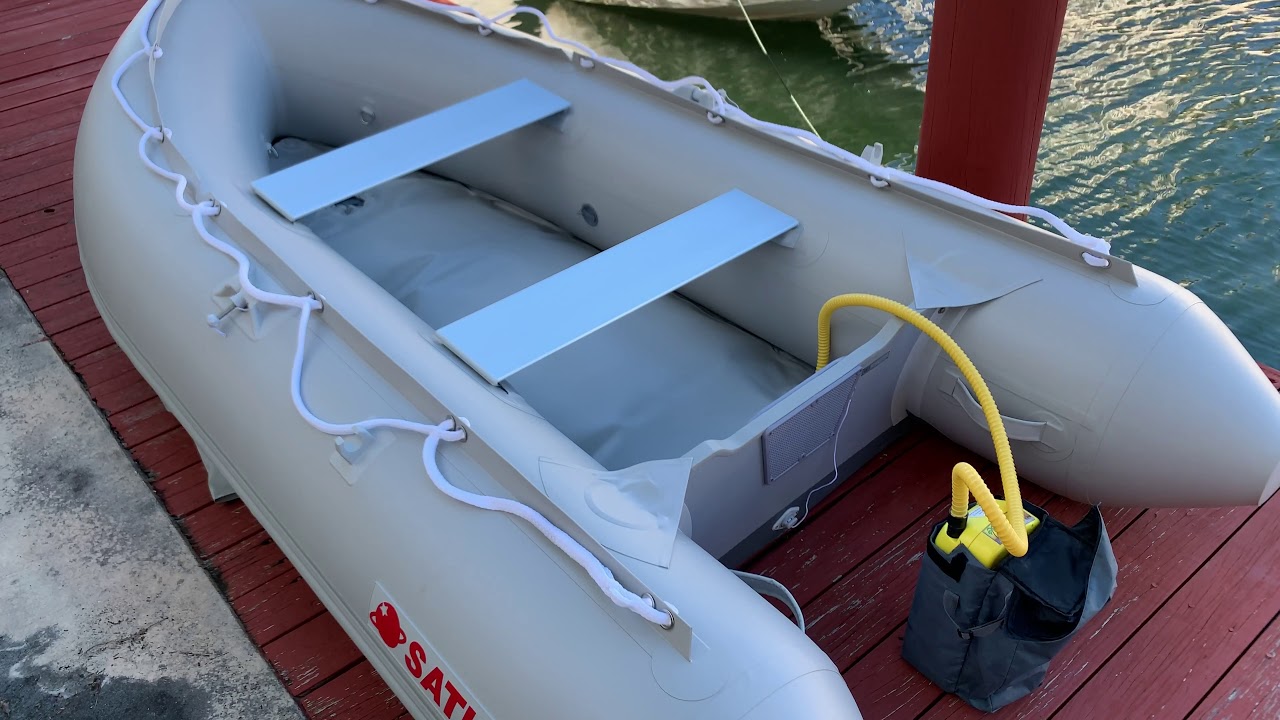 First time inflation of KaBoat ZK330 Inflatable Motor Boat Dinghy Raft Tender
