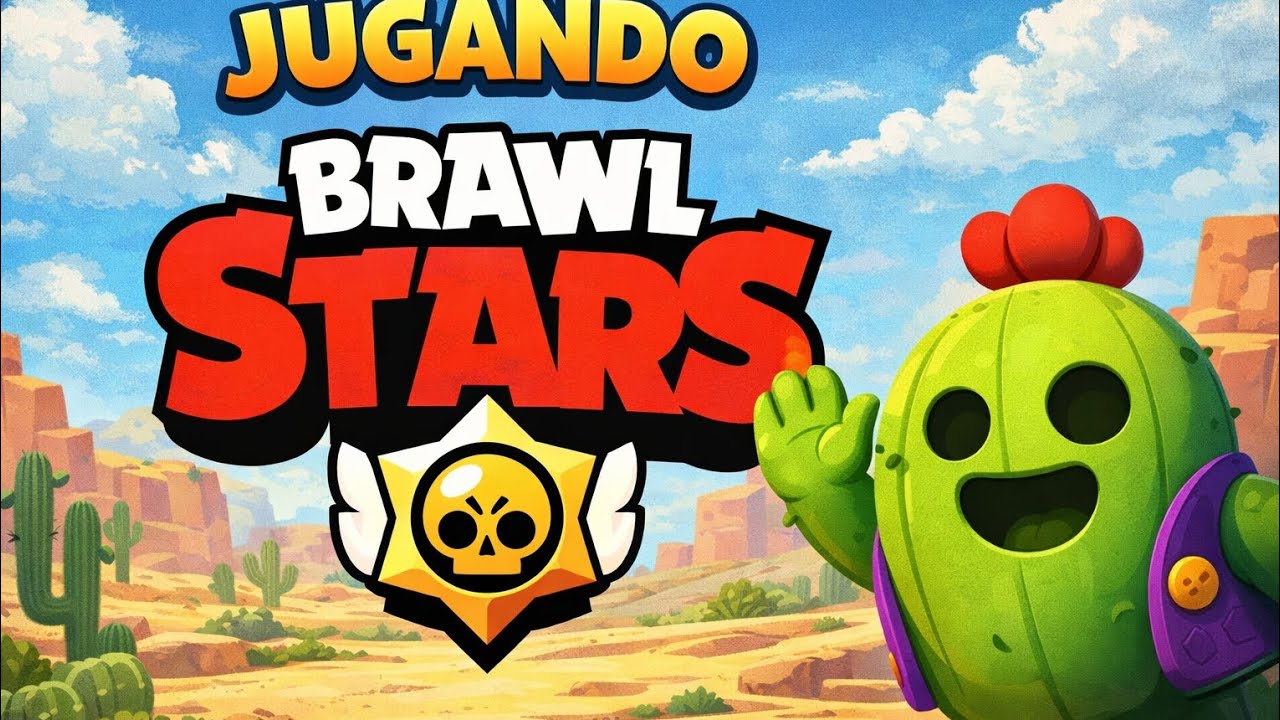Jugando brawl stars 