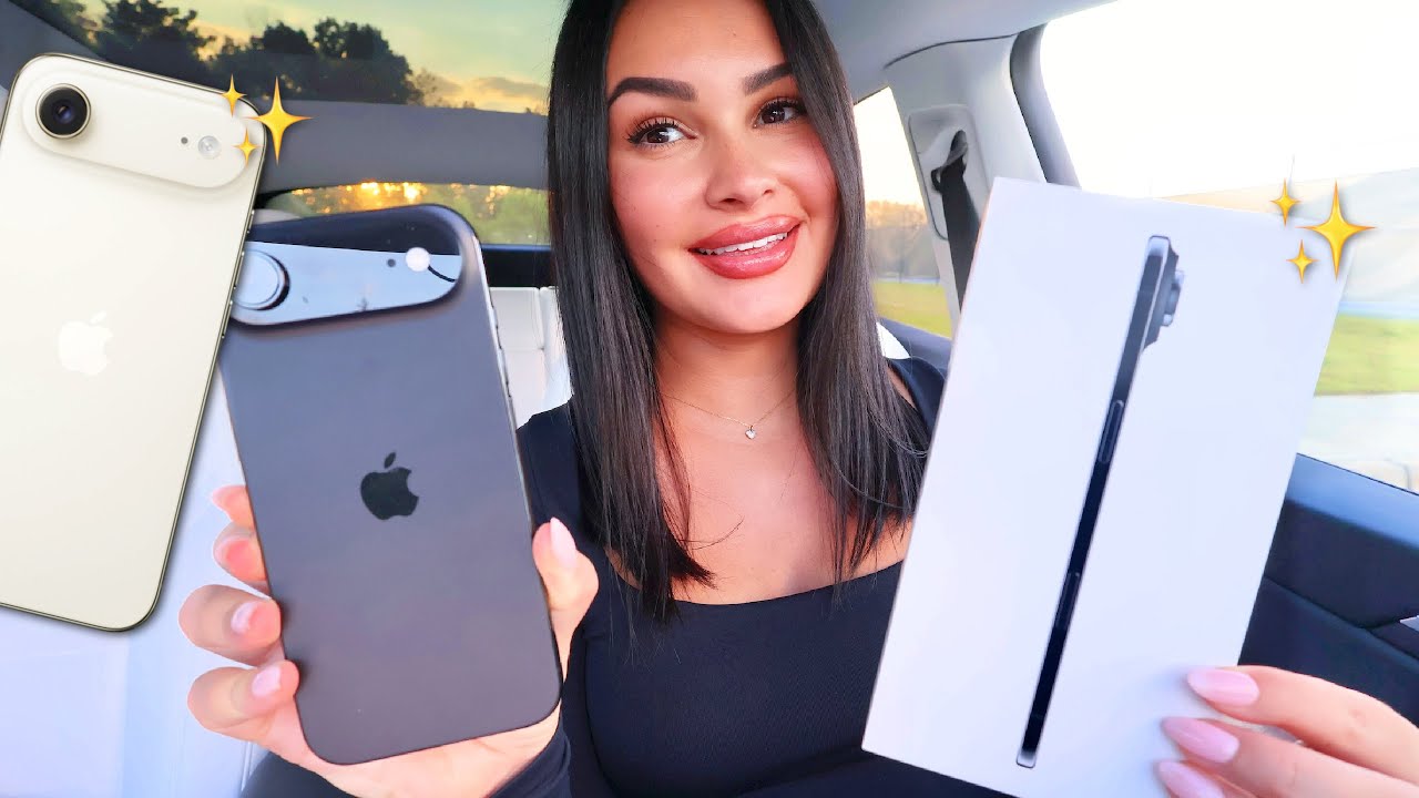 Распаковка самого культового iPhone Air *космический черный и светло-золотой!* 📱☁️✨