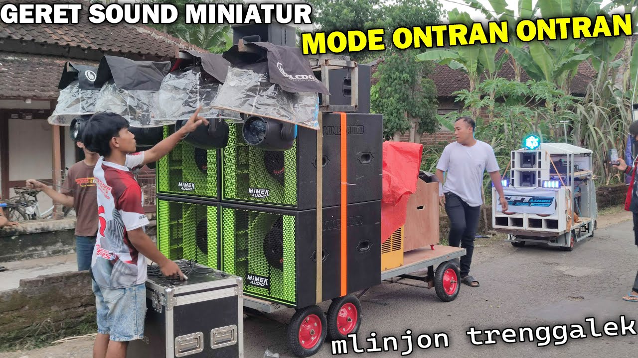 KREATIF BANGET !! geret sound miniatur Mlinjon Trenggalek