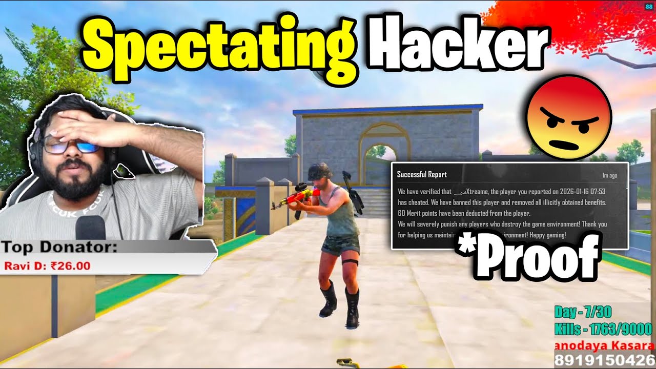 Spectating A Noob Hacker In BGMI