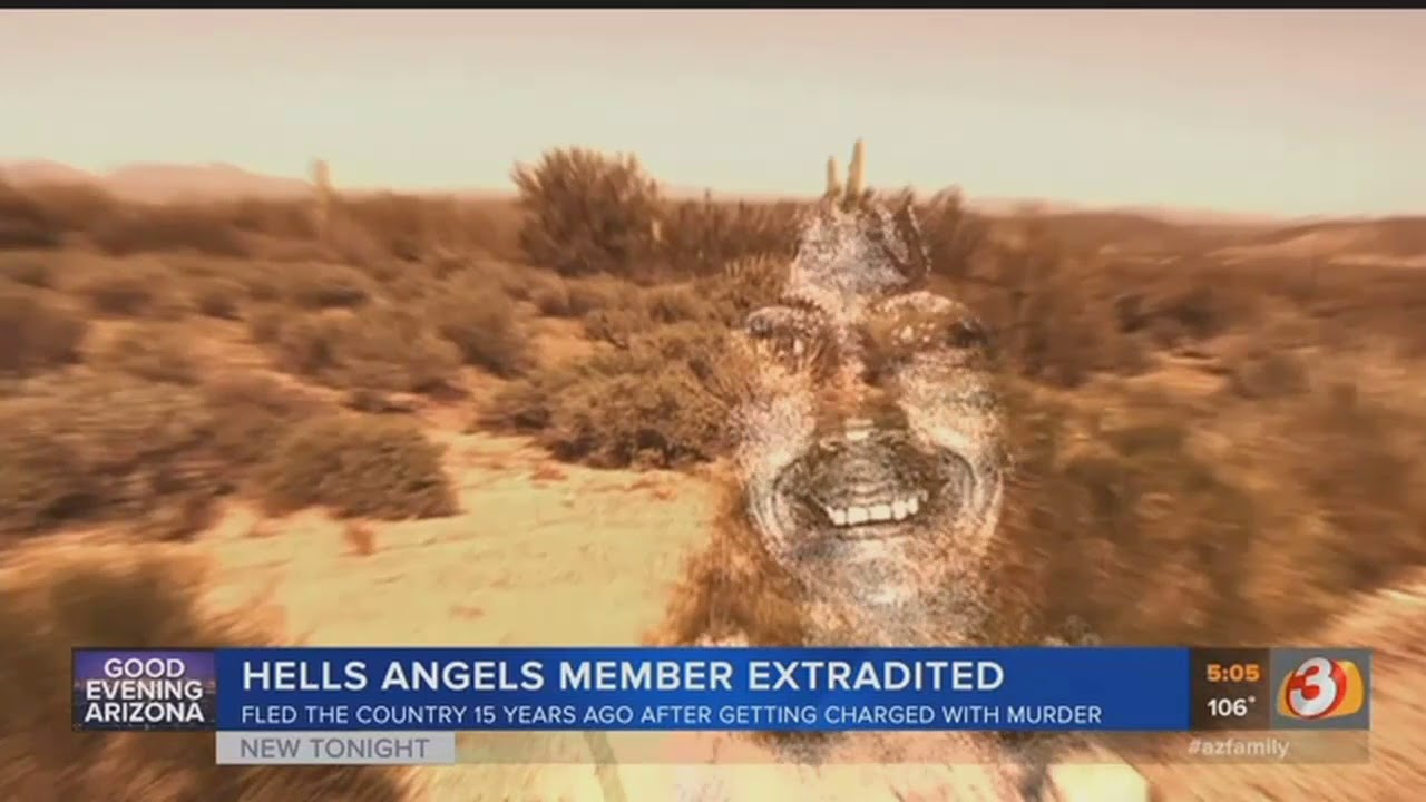 VIDEO: Hells Angels member extradited to AZ after fleeing US 15 years ago
