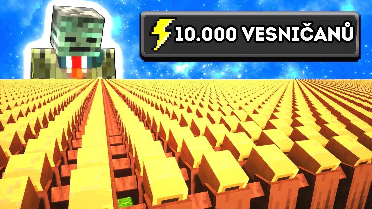 Jak Ovl&aacute;dat Vesničany v Minecraftu...