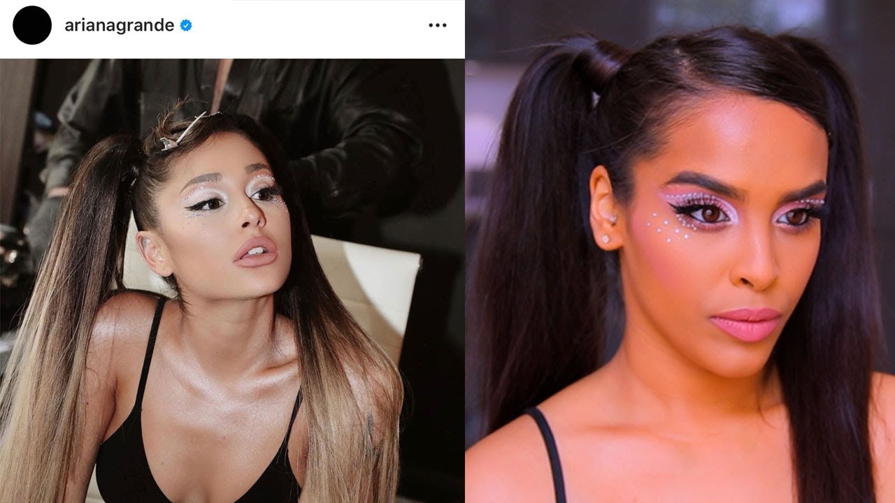 ARIANA GRANDE INSPIRED MAKEUP & HAIR TUTORIAL| NikkisSecretx