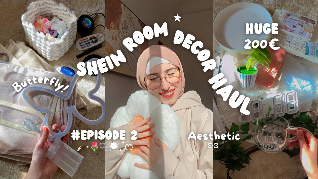 SHEIN ROOM DECOR HAUL | أكبر طلبية من شي ان | مشترياتي لغرفتي الجديدة 🛍️😳