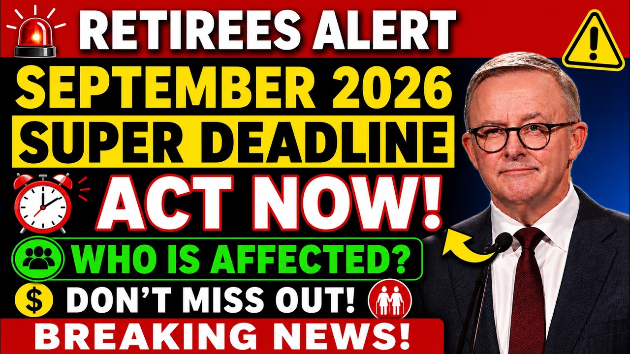 🚨 September 2026 Super Deadline | Critical Update for Australian Retirees | Act Before It's Too Late