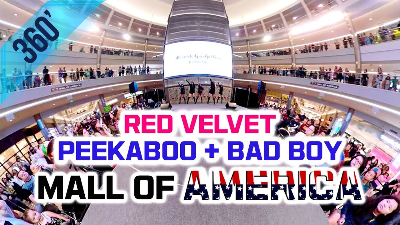 [Mall of America] 👉360 Video👈 Red Velvet (레드벨벳) - Peek-A-Boo + Bad Boy Dance Cover