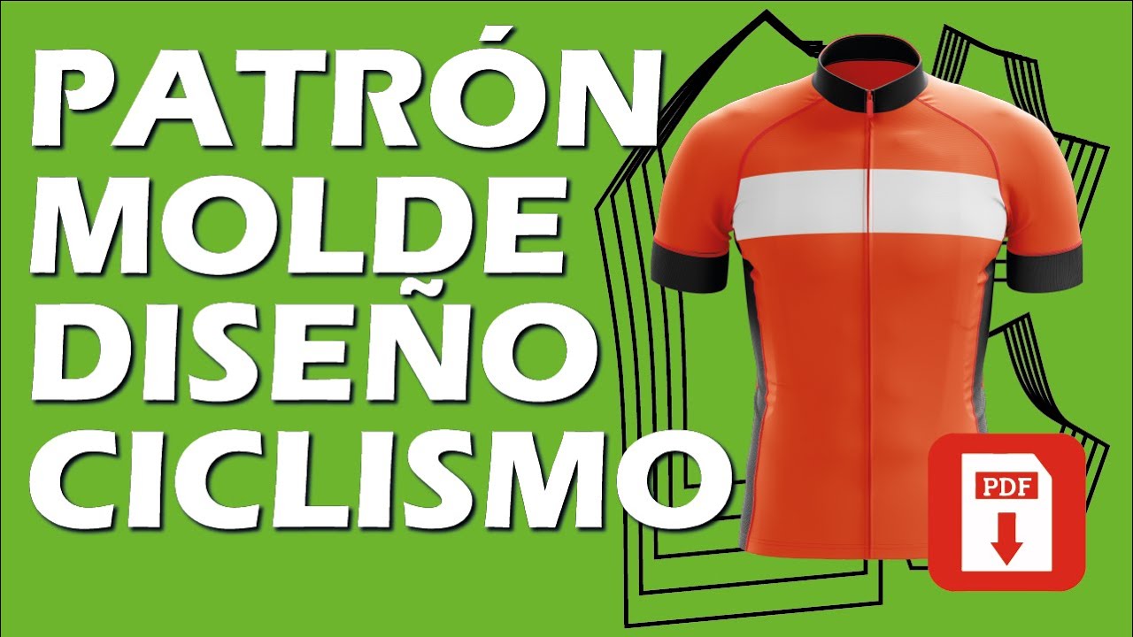 Patrón de diseño gratuito para camisetas de ciclismo personalizadas