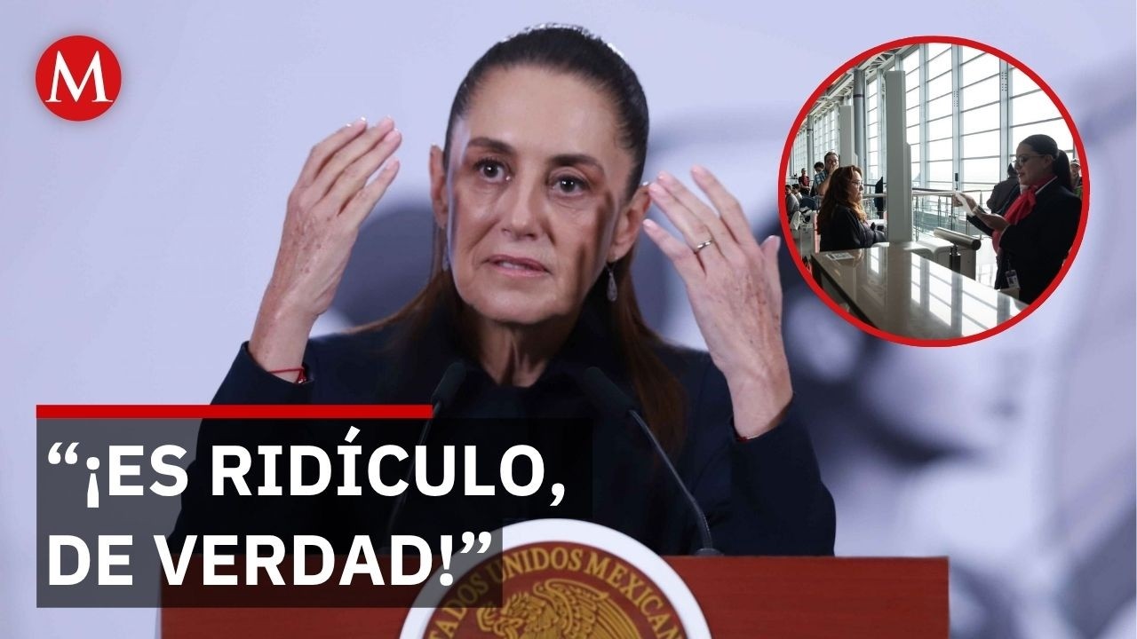 Sheinbaum estalla contra cr&iacute;ticas al AIFA y lanza duro mensaje