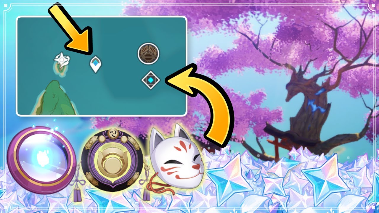 2.0 Sacred Sakura Cleansing Ritual DETAILED Guide (PRIMOGEMS & UNDERWATER Waypoint) Genshin Impact
